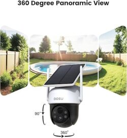 AOSU Outdoor Solar Dome Camera - Image 4