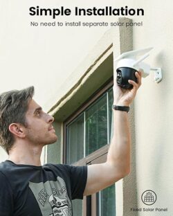 AOSU Outdoor Solar Dome Camera - Image 2